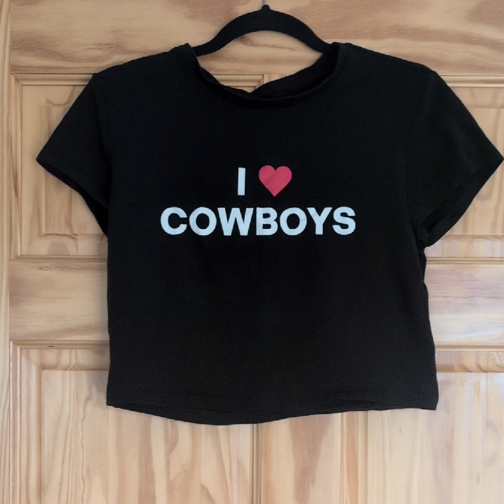 I ♥️ Cowboys Crop